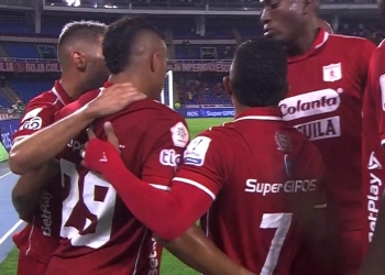 Golazo de Andrés Sarmiento ante Pereira. ¡Qué jugador!