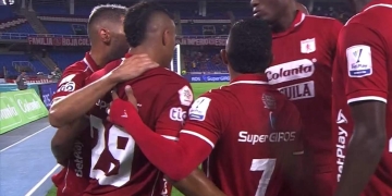 Golazo de Andrés Sarmiento ante Pereira. ¡Qué jugador!