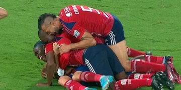 Contra Once Caldas jugó su partido 100 vestido de rojo