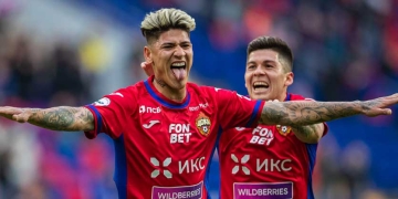 ¿Cuántos goles tiene Jorge Carrascal en CSKA Moscú?