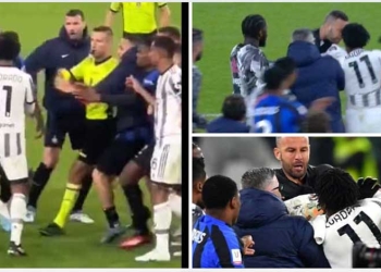 ¡Uy, Cuadrado! Discusión con Lukaku ¿y puñetazo a Handanovic?