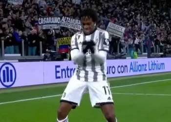 Video: ¡El gol de Cuadrado al Inter en la semifinal de Copa Italia!