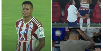 Chino Sandoval, Juanfer, Bolillo: ¡Las imágenes del insólito penalti de Junior al minuto 100!