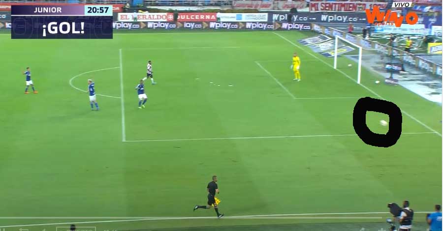 ¿Qué reclamó Millonarios en el gol de Junior?