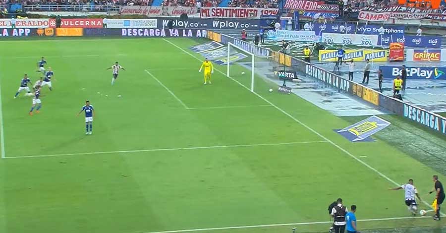 ¿Qué reclamó Millonarios en el gol de Junior?