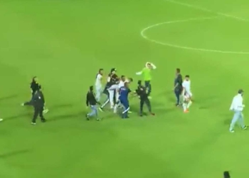 Video: el momento de la agresión a un jugador de Once Caldas