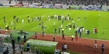 Otra de las barras en el FPC: ¡Así terminó el partido en Palogrande!