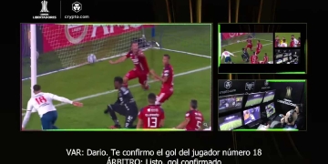 El polémico audio del VAR en el gol de Nacional de Montevideo al DIM