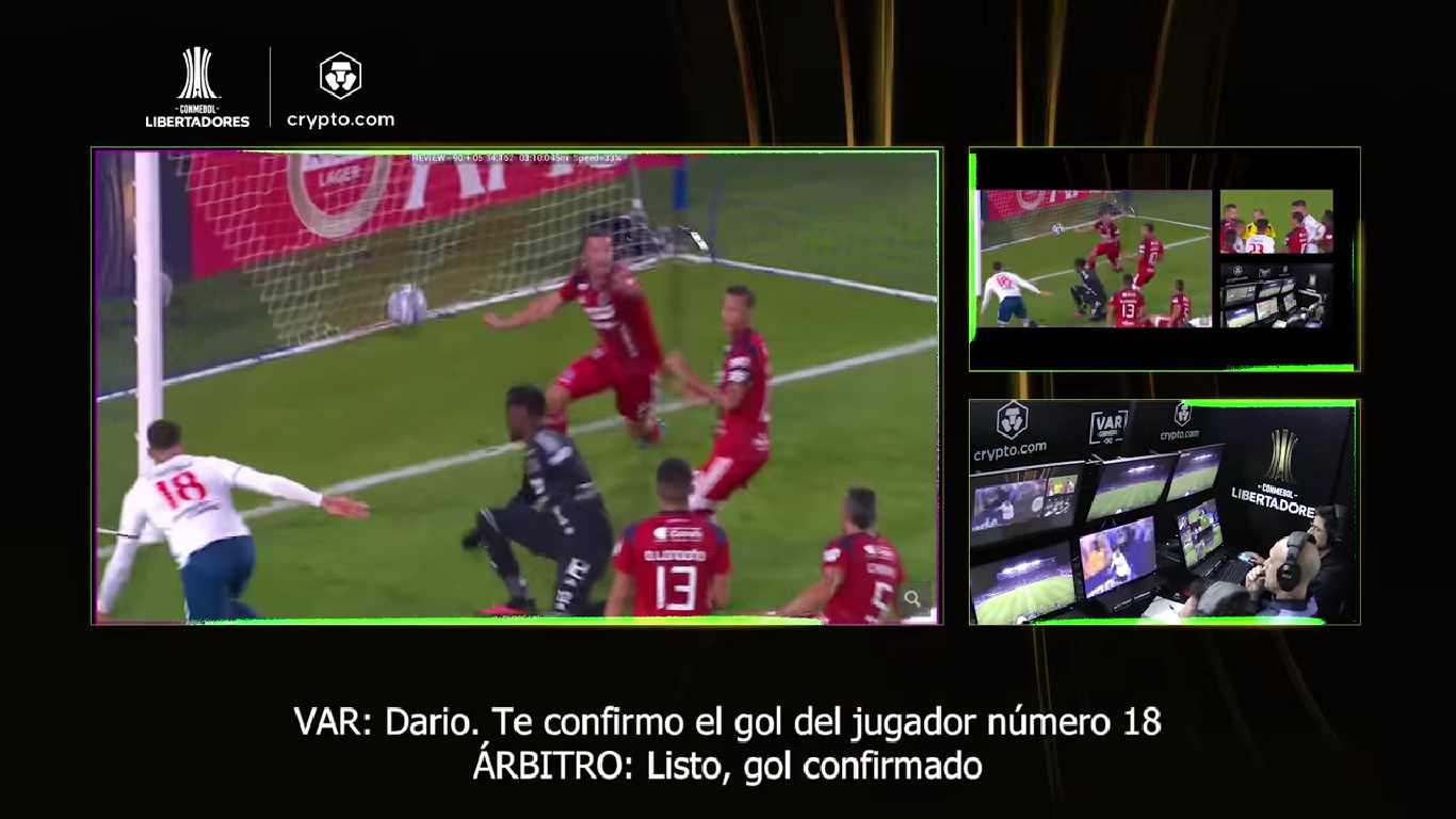 El polémico audio del VAR en el gol de Nacional de Montevideo al DIM
