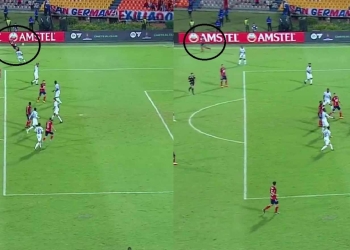¡Andrés Ricaurte y la mejor asistencia de la Libertadores en la goleada del DIM!