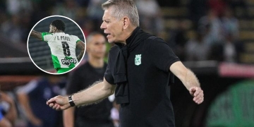 DT de Nacional y la razón por la que Dorlan Pabón no salió al segundo tiempo