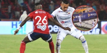 Video: el gesto provocador de ‘Alcatraz’ García a la hinchada del DIM