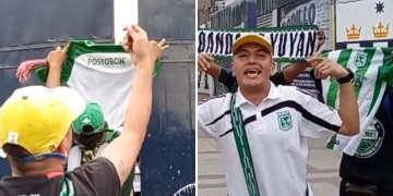 ¿Qué hacían algunos hinchas de Atlético Nacional en la concentración de Alianza Lima?