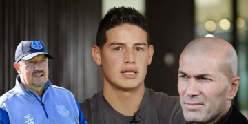 James Rodríguez rompió el silencio y habló sobre su relación con Zidane y Rafa Benítez