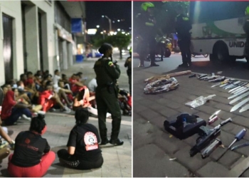 Barristas detenidos en Cali fueron dejados en libertad
