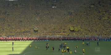Reacciones de los hinchas del Borussia Dortmund por perder la Bundesliga