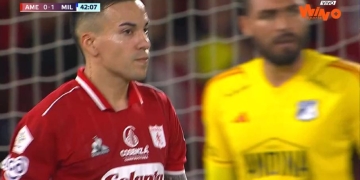 Facundo Suárez y el penal que se comió al cierre del primer tiempo