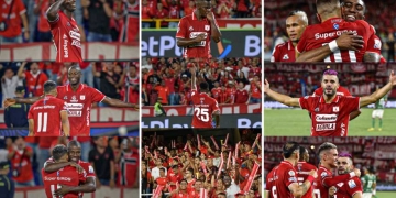 La tabla de goleadores de América de Cali en este semestre