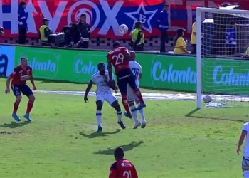 ¿Por qué al DIM le anularon ese gol de Jhon Palacios?