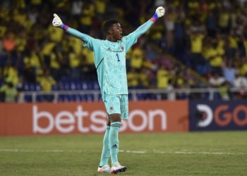 Luis Marquínez, el mejor de Colombia Sub-20 contra Israel