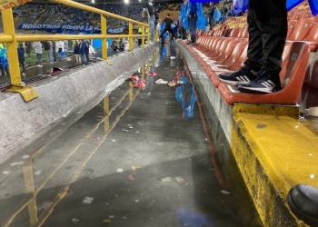 Gramilla y tribunas. Quejas por las condiciones de El Campín