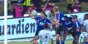 Otra polémica de Carlos Ortega: ¿Era penalti para Millonarios?