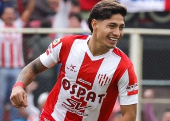 DIM, pendiente. El cuarto gol de Bryan Castrillón en el fútbol argentino