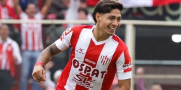 DIM, pendiente. El cuarto gol de Bryan Castrillón en el fútbol argentino