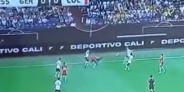 ¡La publicidad de Deportivo Cali en Alemania vs Selección Colombia!