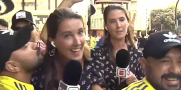 Gemma Soler envía mensaje de protesta al hincha que quiso darle un beso