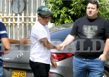 El exjugador del DIM que representa a Juanfer Quintero. ¡Y su tatuaje del Poderoso!