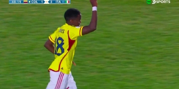 Video: El golazo de Jhojan 'Kanté' Torres vs. Italia para descontar vs. Italia
