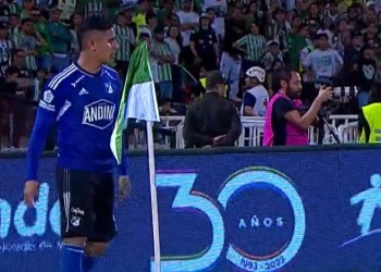 El PT de Daniel Cataño en el Atanasio: postazo e intento de gol olímpico