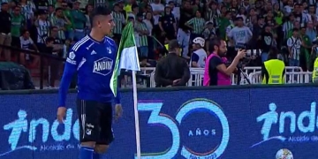 El PT de Daniel Cataño en el Atanasio: postazo e intento de gol olímpico
