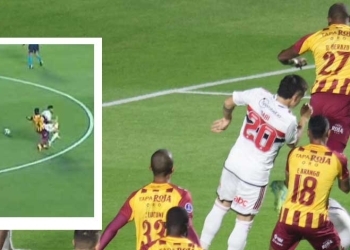 La jugada de Léider Riascos que inició la debacle del Tolima en Morumbí