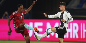 Yerry Mina y su duelo personal con Kai Havertz