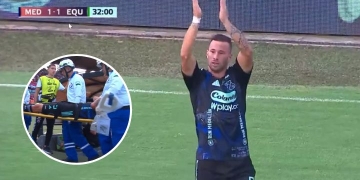 DIM: del gol de Luciano Pons a su salida en camilla