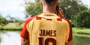 ¡James Rodríguez con la '10' del Tolima!