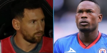 Messi y su rección cuando Diber Cambindo falló un gol