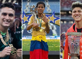 Los futbolistas sudamericanos campeones en el extranjero en 2023