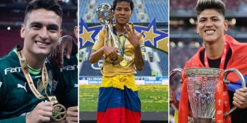 Los futbolistas sudamericanos campeones en el extranjero en 2023