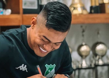 Oficial: ¡Así presentaron al Chino Sandoval en Deportivo Cali!