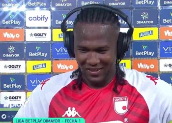 Rodallega, el nuevo capitán de Santa Fe: "Quiero que los hinchas siempre se vayan felices"