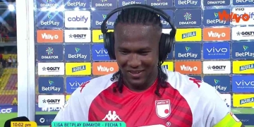 Rodallega, el nuevo capitán de Santa Fe: "Quiero que los hinchas siempre se vayan felices"