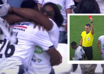 Yéiler Valencia: del festejo yendo a buscar a su familia en la tribuna a la expulsión