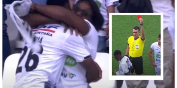 Yéiler Valencia: del festejo yendo a buscar a su familia en la tribuna a la expulsión