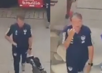 ¡Así no, profe Bolillo! Le sacó el dedo a aficionado de Junior en el estadio