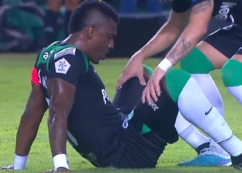 Sergio Mosquera y una nueva lesión con Atlético Nacional