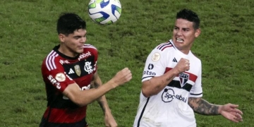 Así fue el debut de James Rodríguez con Sao Paulo: ¡En el Maracaná ante Flamengo!