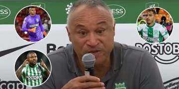 La versión del DT de Atlético Nacional sobre Kevin Mier, Tomás Ángel y Dorlan Pabón